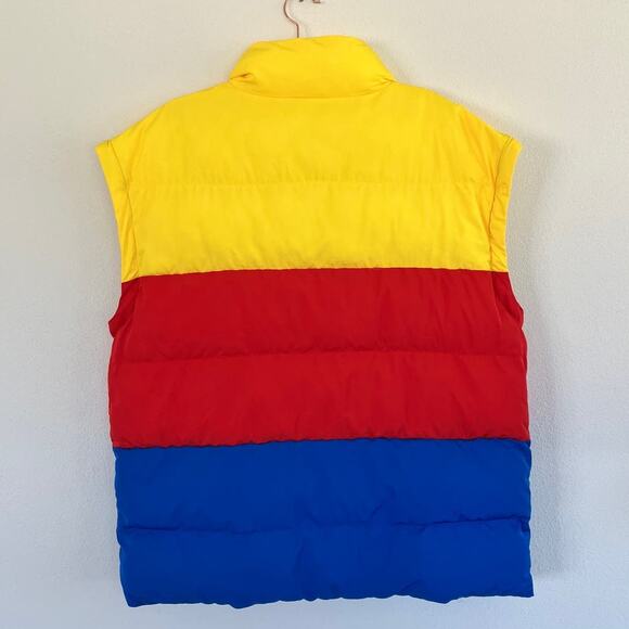 LEGO x Target Colorblock Puffer Jacket Gilet Vest Medium Primary Colors - Picture 6 of 10